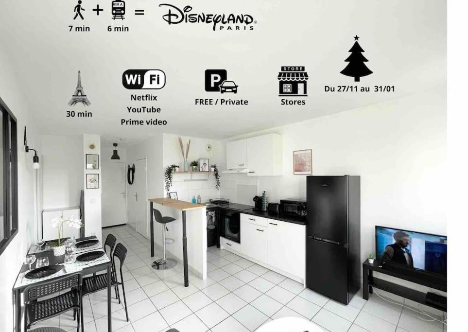 Mickey'S House - Apartments 4 Persons - 10 Min Disneyland Paris Μπισί-Σεν Ζορζ Εξωτερικό φωτογραφία